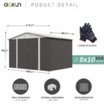 10 ft. W x 8 ft. D Storage Shed - Image 8
