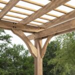 10 x 10 Fairhaven Pergola Rustic Finish - Image 2