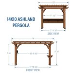 14×10 Ashland Pergola - Image 6