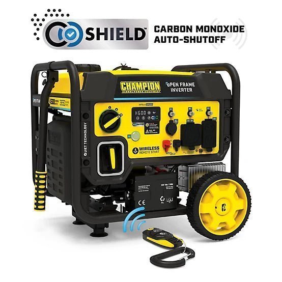 1645743.jpg Champion Power Equipment 4,500/3,650-Watt Gasoline Powered OFI Generator with ParaLINK, Remote Start - Image 1