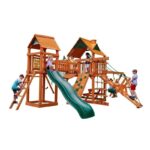 Pioneer Peak Swing Set with Clatter Bridge and Tire Swing - Image 2
