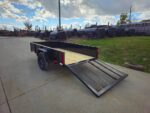 5′ X 10′ Utility Trailer Straight Deck 18″ Sides Tall Gate - Image 17