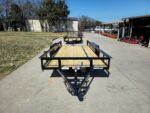 6’4″ x 16 Utility Trailer Double Axle Dovetail With Gate Powder Coated (2) 3500lb Axles - Image 18