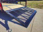 6’4″ x 16 Utility Trailer Double Axle Dovetail With Gate Powder Coated (2) 3500lb Axles - Image 20