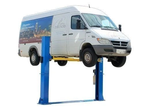 2post_Screw_Pads_Action2016__59561-1-510x510-3.jpg BP10000X 10,000 lb Capacity Commercial Grade Baseplate Lift - Image 1