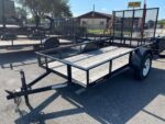 Triple Crown 5X10 Single Axle Utility Trailer | Black  | U5X10G - Image 2