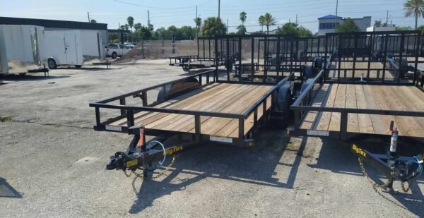 364535224_663072135735075_9148188714231501821_n-600x309-1-1.jpg 7X16 Big Tex Tandem Axle Pipe Black Utility Trailer (70PI-16XBK4RG-GA) - Image 1