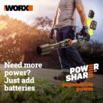 Worx WG471 40V Power Share 20″ Cordless Snow Blower with Brushless Motor - Image 10