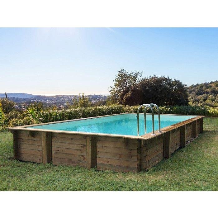 4-2.jpg Piscine bois Sevilla 145 8.57 x 4.57 x 1.45 m + Bâche à bulles 180 μ + Bâche hiver 280 gr/m² - Image 1