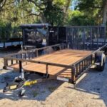 6.5X14 Big Tex Single Axle Black Utility Trailer (35SA-14BKRSX)