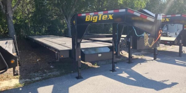 438069721_796198708712250_1327907029369080026_n-600x299-1-1.jpg 40 Foot Big Tex Tandem Axle with Mega Ramp Black Gooseneck Trailer (14GN-35BK+5MR) - Image 1