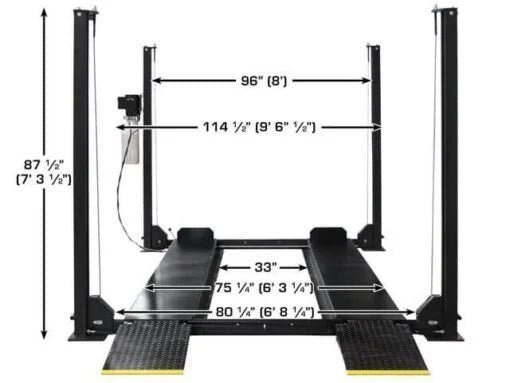 5-7.jpg Atlas Apex 8 8,000 lb 4-Post Lift Car - Image 1