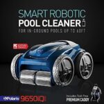Polaris 9650iQ Sport Robotic Cleaner, Automatic Vacuum for InGround Pools up to 60ft, Smart App, WiFi, Amazon Alexa, 70ft Swivel Cable w/Strong Suction & Easy Access Filter Canister - Image 6