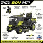 Brushless 80V Hp 46-Inch Cordless Lawn Tractor Battery Powered - Image 19