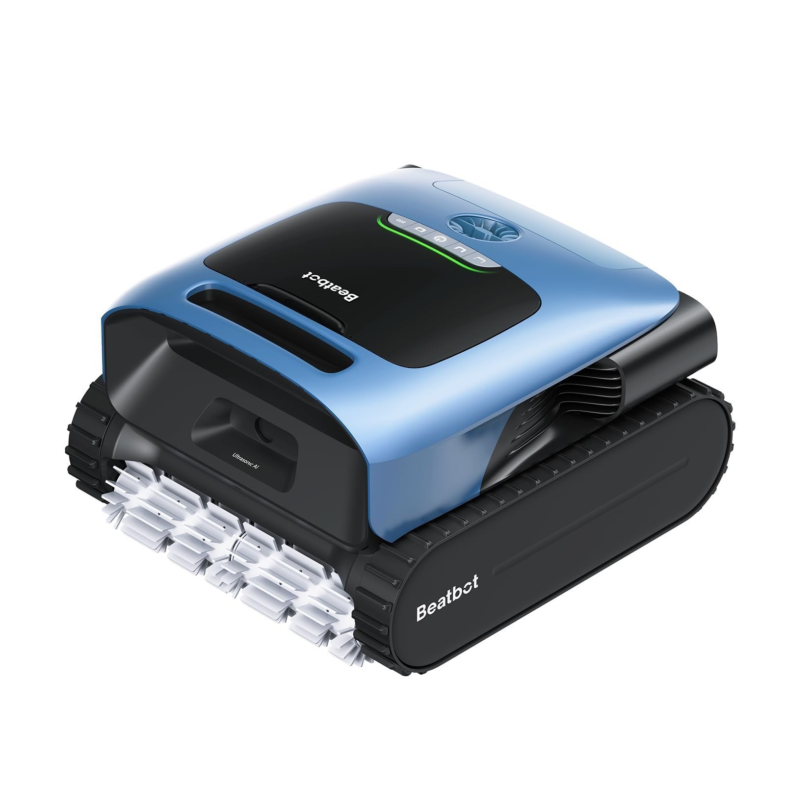 61sPabEAHSL.jpg Beatbot Aquasense A100 Pro Robotic Pool Vacuum Cleaner – Clarifies Water, Cleans Surface, Floor, Walls and Waterline, Surface Parking, Intelligent Path Optimization-Slight Blue - Image 1