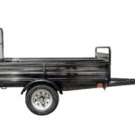 DK2 5-ft x 7-ft Steel Utility Trailer with Ramp Gate ( 1639-lb Capacity ) 2491711