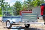 DK2 5-ft x 7-ft Steel Utility Trailer with Ramp Gate ( 1639-lb Capacity ) 2491713 - Image 9
