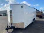 Spartan 8.5X20 Tandem Axle Enclosed Cargo Trailer | White - Image 2