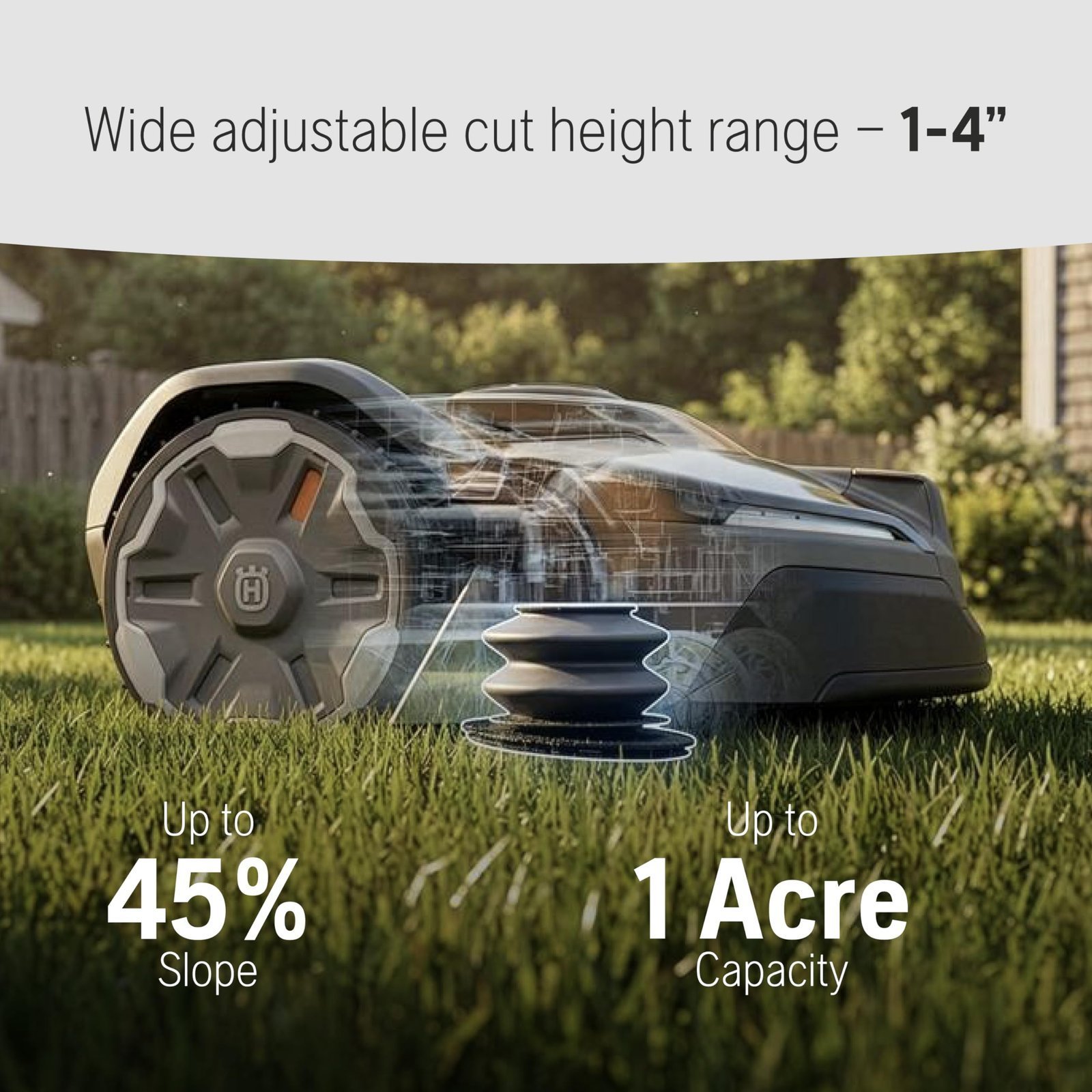 8193mEVfNjL.jpg Husqvarna 420iQ Automower Robotic Mower 1 Acre Mowing Capacity - Image 1