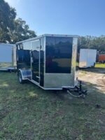 2025 6X12SA ENCLOSED CARGO TRAILER RAMP DOOR 9542 - Image 2