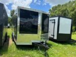 2025 8.5X16TA ENCLOSED CATGO TRAILER RAMP DOOR 84” 9657