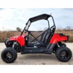 200cc Highlander UTV Fuel Injected Utility Vehicle Gas Golf Cart Alternate Fully Loaded – YK200U – RED