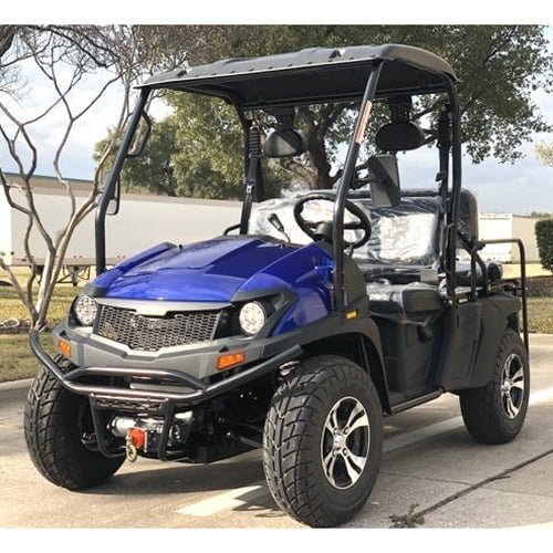 AYW-0018.1-2.jpg 400cc GVX Gas Golf Cart UTV 4×4 With Rear Flip Seat Street Legal Light Package All Wheel Drive - Image 1