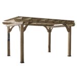 14×10 Somerville Pergola in Barnwood Stain - Image 2