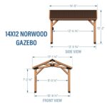 14×12 Norwood Gazebo - Image 3