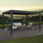14×12 Trenton Modern Steel Pergola