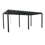 20×10 Sarasota Steel Louvered Pergola - Image 2