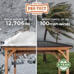 20×12 Barrington Gazebo/Carport - Image 4