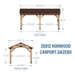 20×12 Norwood Carport/Gazebo - Image 2
