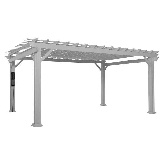 Backyard_Discovery_16_ft._x_12_ft._Steel_Traditional_Pergola.jpg Backyard Discovery 16 ft. x 12 ft. Steel Traditional Pergola - Image 1