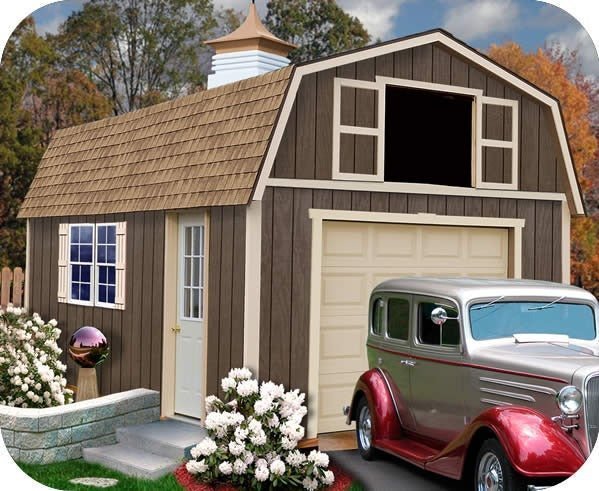 Best-Barns-12x20-Tahoe-Garage-Sh.jpg Best Barns Tahoe 12×20 Wood Storage Garage Shed Kit - Image 1
