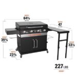 Blackstone 36-in Culinary Cabinet Griddle with Side Table: Versatile Outdoor Cooking in Stainless Steel - Image 11