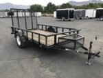 5.5 X 10 Carry-On Utility Pipe Top w/ Mesh Tongue Box Trailer - Image 5