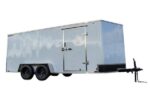 Big White Enclosed Trailer