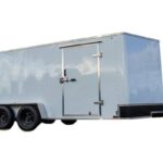 Big White Enclosed Trailer