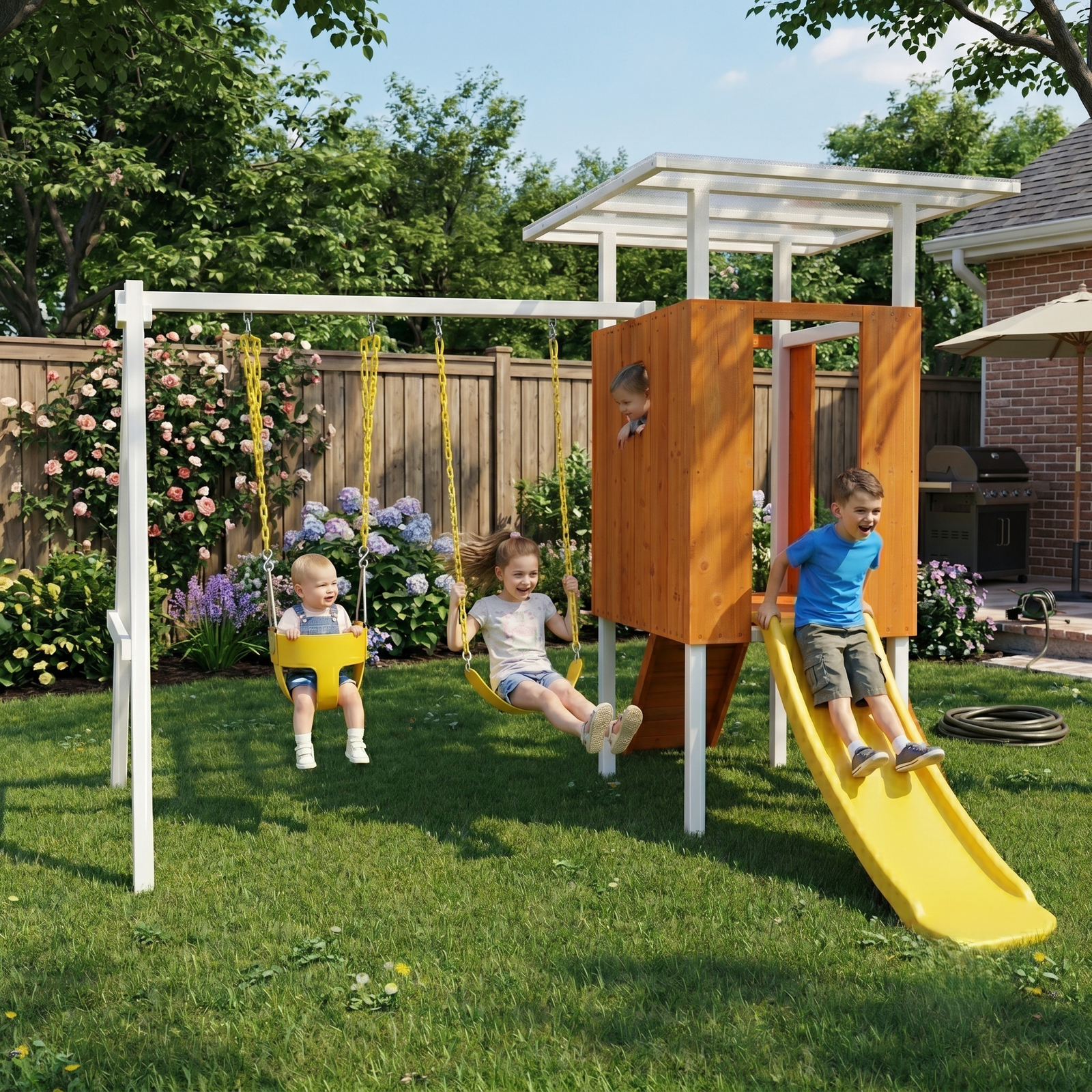 Gemini_Generated_Image_2tsn8x2tsn8x2tsn.png Avenlur Forest Small Outdoor Toddler Swing Set - Image 1