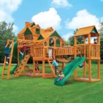 Gorilla Playsets Amber 23’W x 23’D x 13’H Everest Elite Swing Set