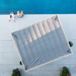 12×10 Windham Modern Steel Pergola With Sail Shade Soft Canopy - Image 13