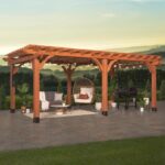 20×12 beaumont pergola – brown - Image 18