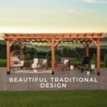 20×12 beaumont pergola – brown - Image 2