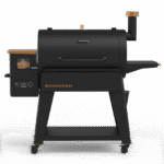 Pit Boss Pellet Smoker, Savannah 1500 Square Inch Wood Fired Pellet Grill, Onyx Series
