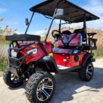New 48V Electric Golf Cart 4 Seater Lifted Renegade+ Edition Utility Golf UTV Compare To Coleman Kandi 4p
