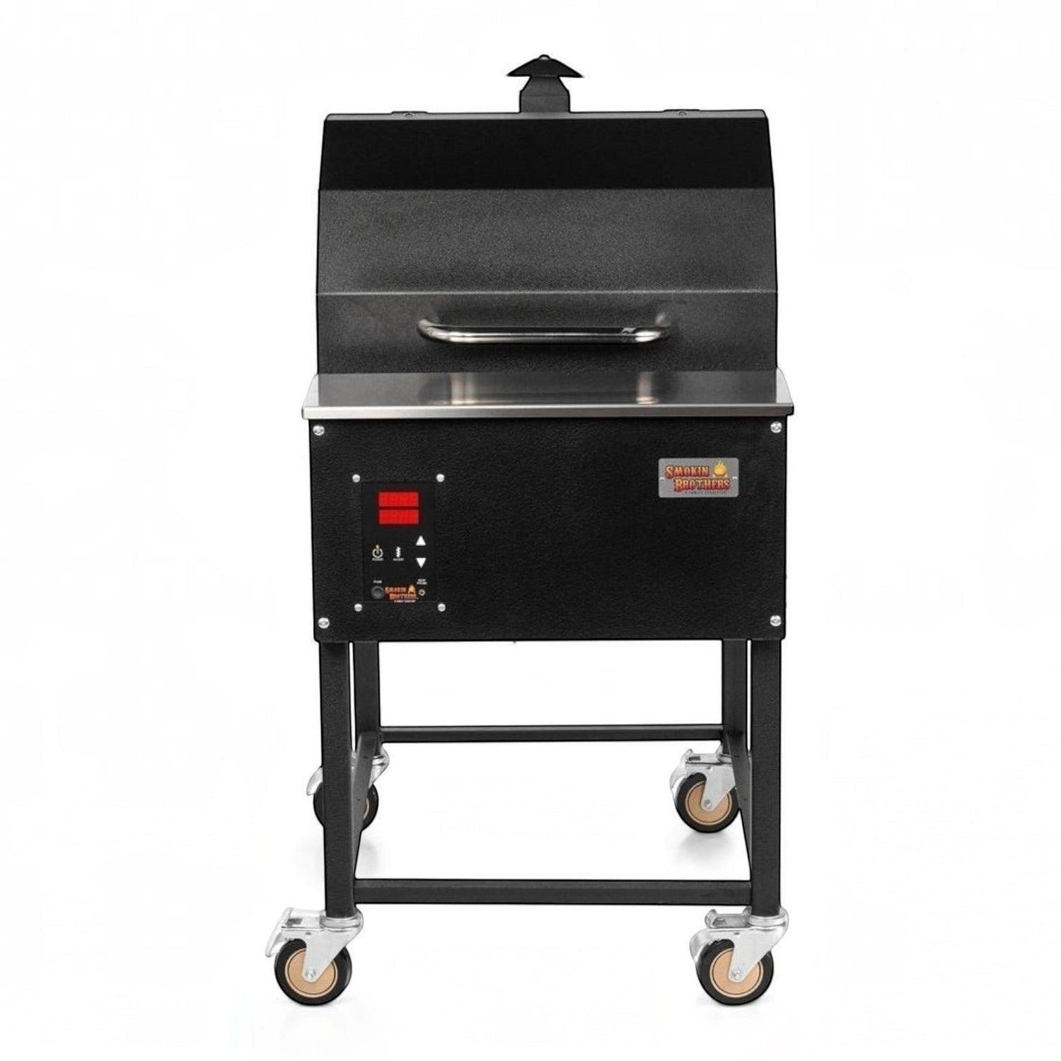 Shop-Smokin-Brothers-24-Premier-Plus-Pellet-Grill-from-DDR-BBQ-Supply_1_c22a50f6-603c-4462-bb7a-e6d09fd3d391.jpg Smokin Brothers Premier Plus Black 24 In. Pellet Grill - Image 1