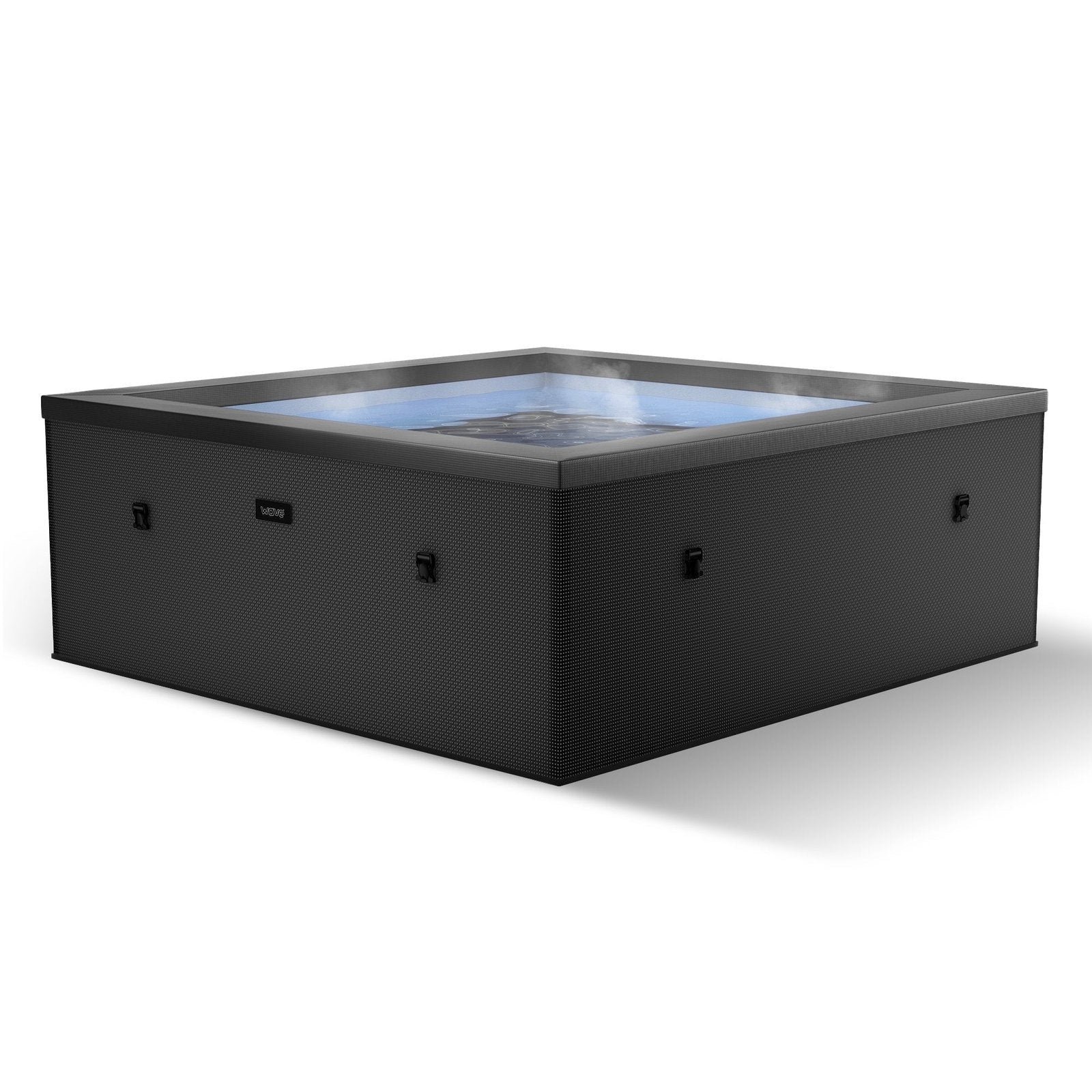 Wave-Garda-4-Person-Eco-Foam-Hot-Tub-Integrated-Heater-Charcoal-Black_84a70a7a-fa1f-4bfe-9c5c-04d90bbe2cd9.edceec4efbf3f512e3e4a0adaf2481d9.jpg Wave Garda | 4-Person Eco Foam Hot Tub | Integrated Heater | Charcoal Black - Image 1