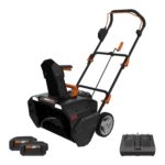 Worx WG471 40V Power Share 20″ Cordless Snow Blower with Brushless Motor