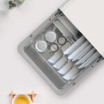 Compact Automatic Table Top Dishwasher – Portable Countertop Kitchen Dishwasher with 4 Place Settings - Image 4